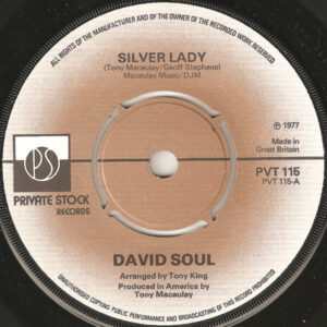 Avalanche Music Store - David Soul Silver Lady 1977 Single 7 Inch